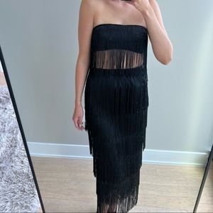 SHOWPO strapless fringe set